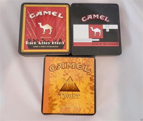 camel exotic blends izmir stinger cigarettes metal box|camel exotic blends for sale.